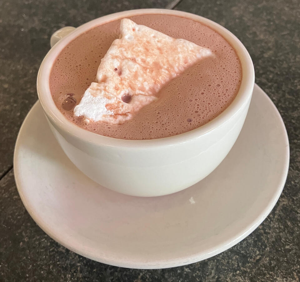 Delicious hot chocolate