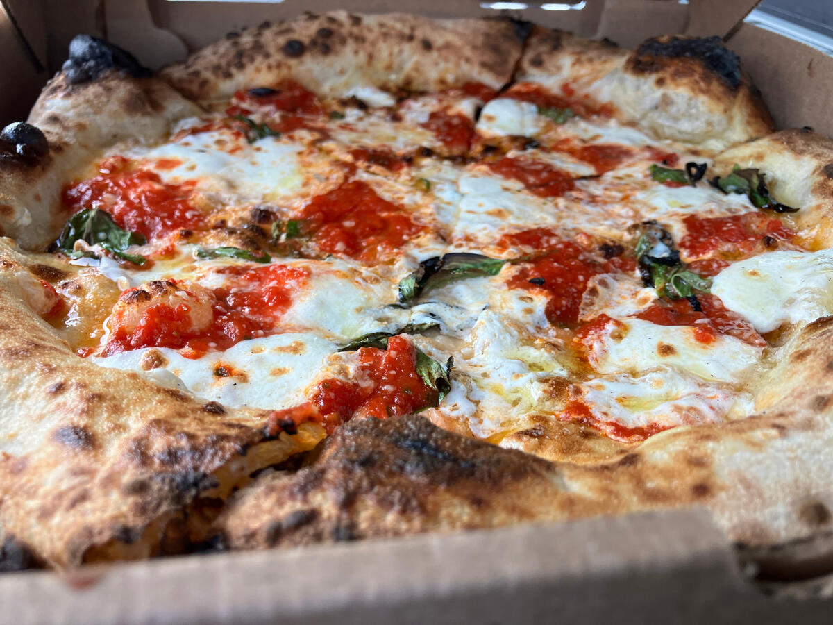 Neopolitan pizza, Jersey style Neopolitan pizza, Jersey style